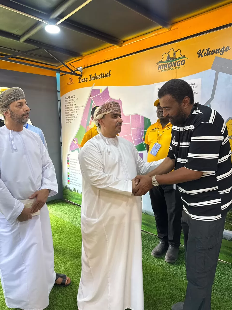 Oman Tanzania Ambasidor with Property International With Director Of Marketing